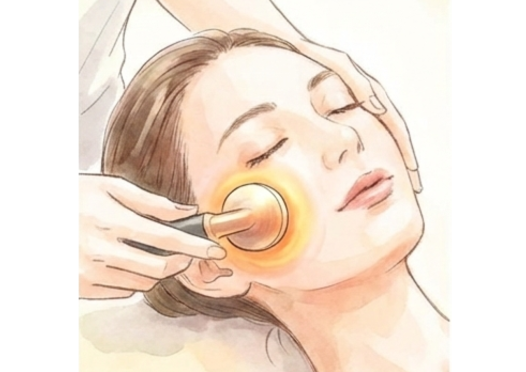 インディバによる首のたるみ改善とエイジングケア施術（目黒）